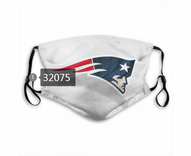 NFL 2020 New England Patriots #95 Dust mask with filter